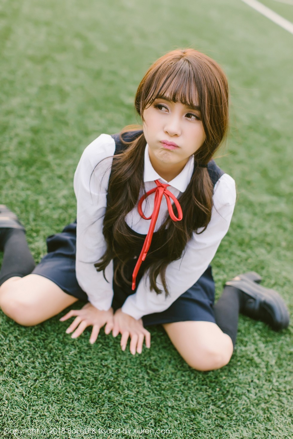 [Tukmo兔几盟]Vol.113_嫩模夏美酱户外古典优雅洛丽塔系列+清纯可爱学生制服写真62P
