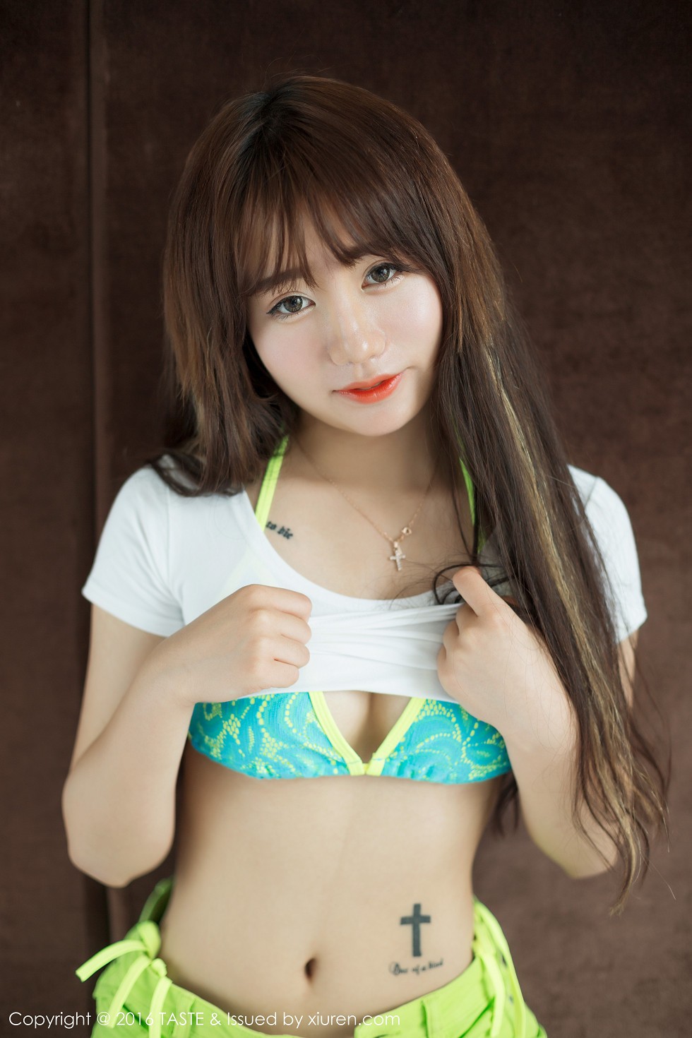 [Taste顽味生活]Vol.026_嫩模鱼子酱宝saki内衣美少女秀纹身性感迷人写真45P