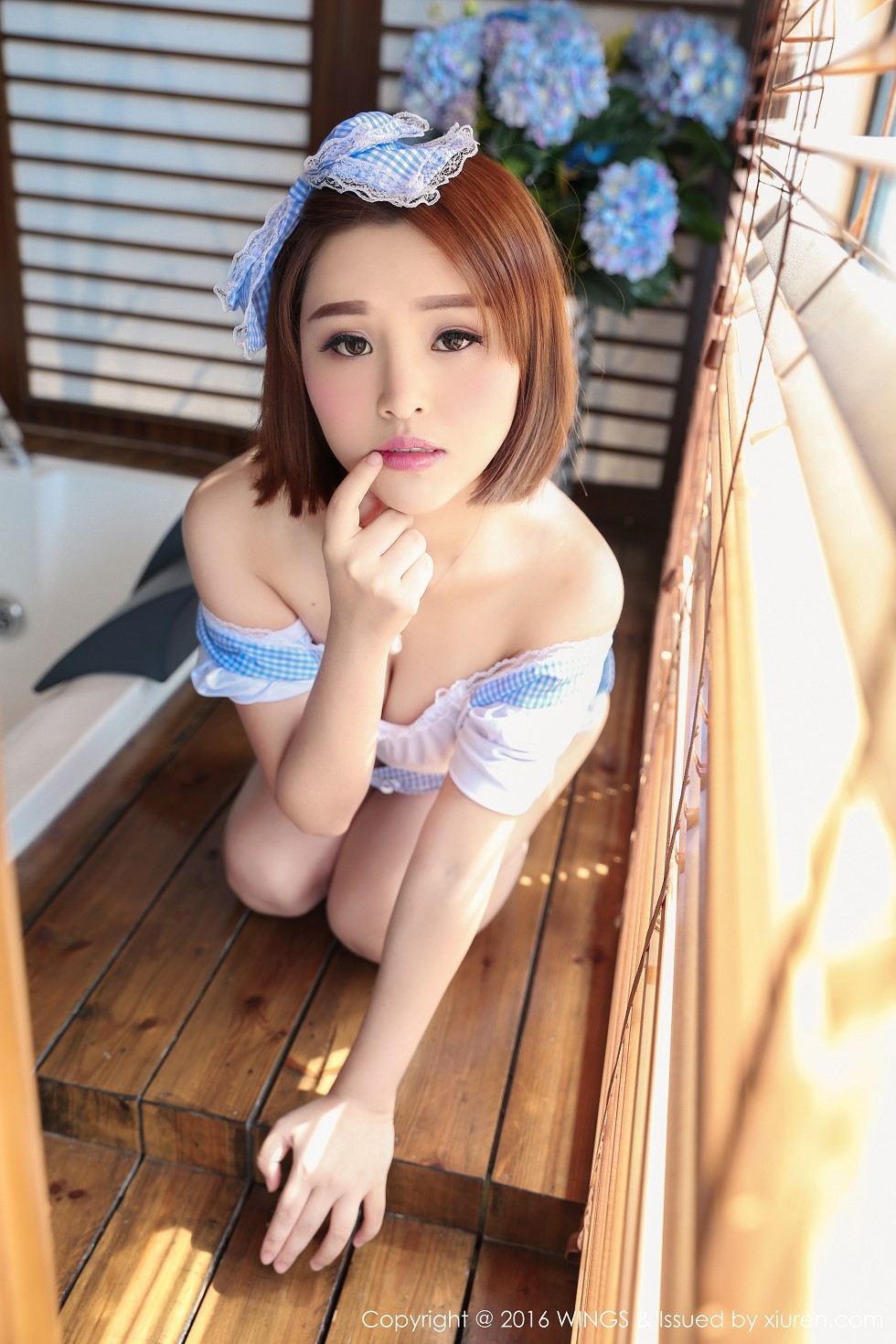 [WingS影私荟]Vol.016_嫩模吉雅子居家私房性感女仆装傲人美胸纯美迷人写真52P