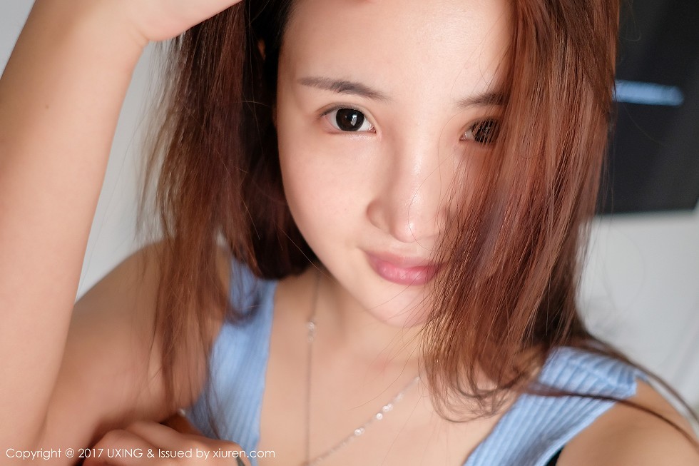 [UXING优星馆]Vol.042_新人嫩模雅琪居家蕾丝内衣秀完美身材白嫩肌肤诱惑写真43P