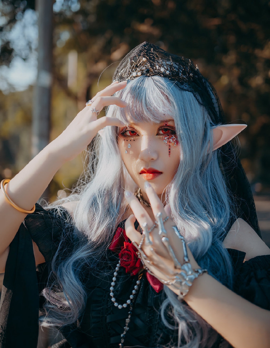 洛丽塔青春美女精灵cosplay性感图片