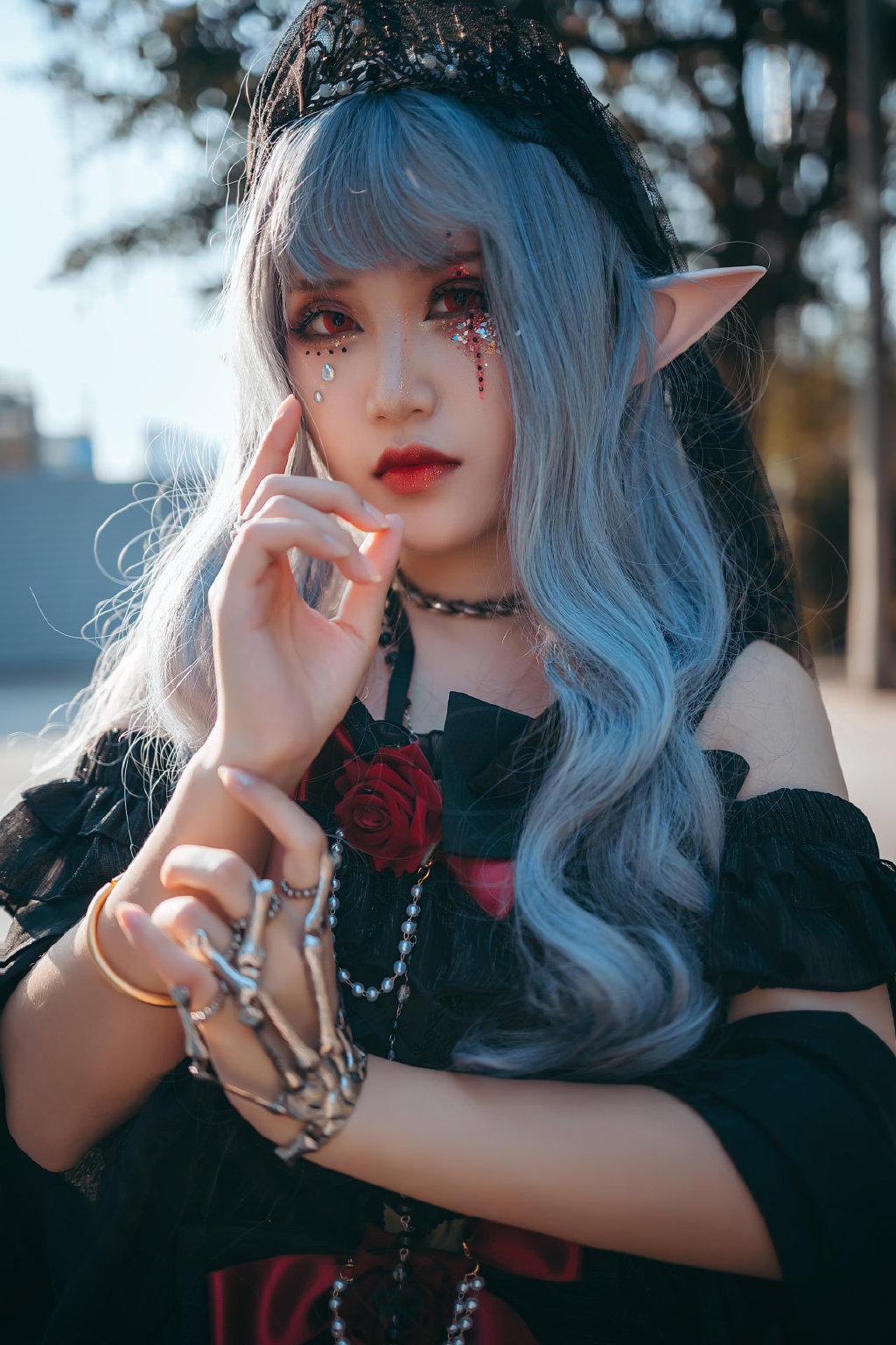 洛丽塔青春美女精灵cosplay性感图片
