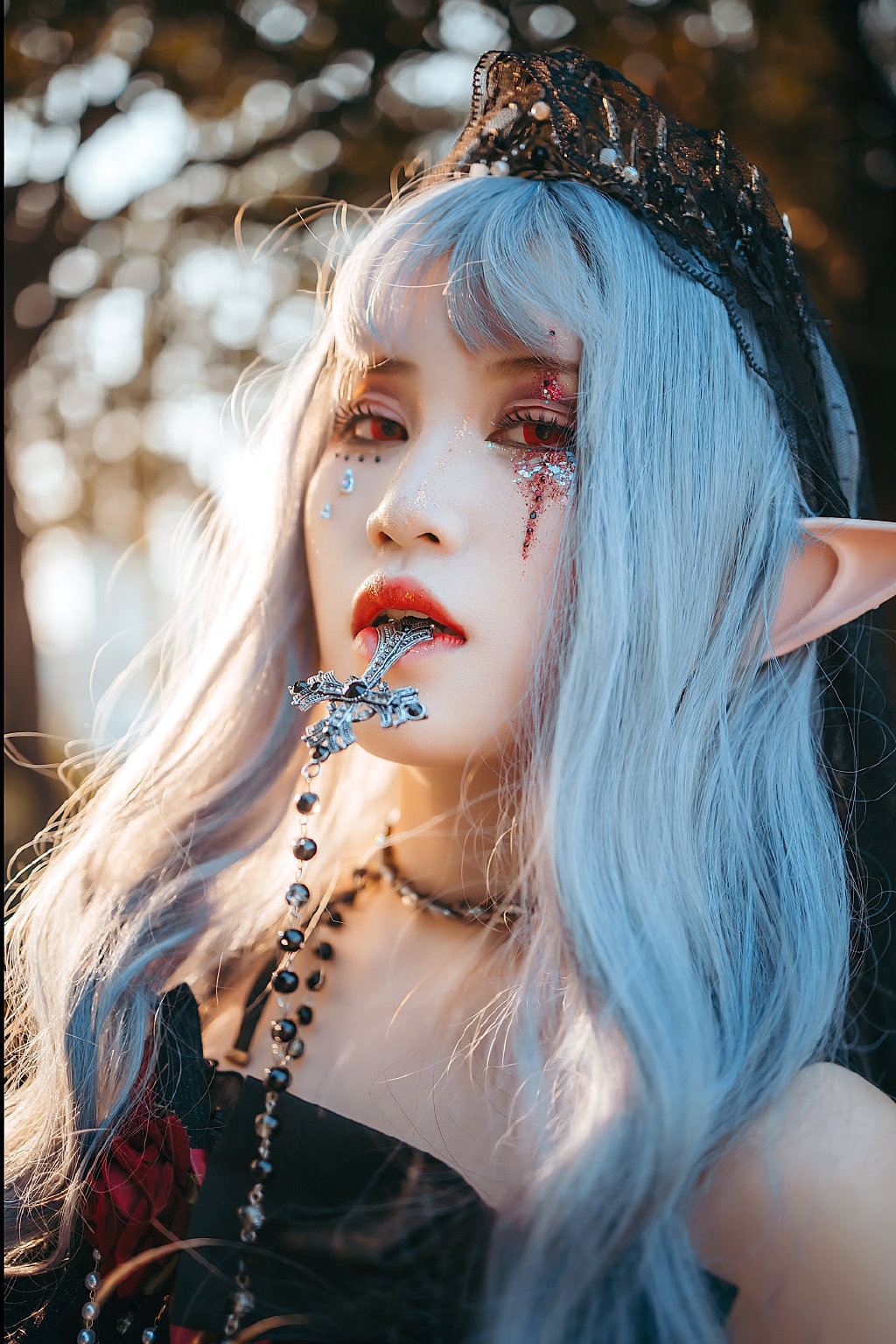 洛丽塔青春美女精灵cosplay性感图片