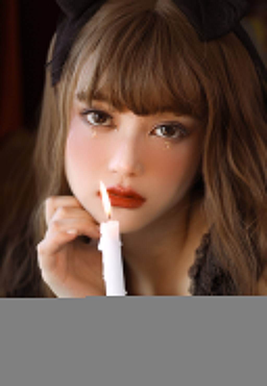 暗黑红唇万圣节青春美女性感cos