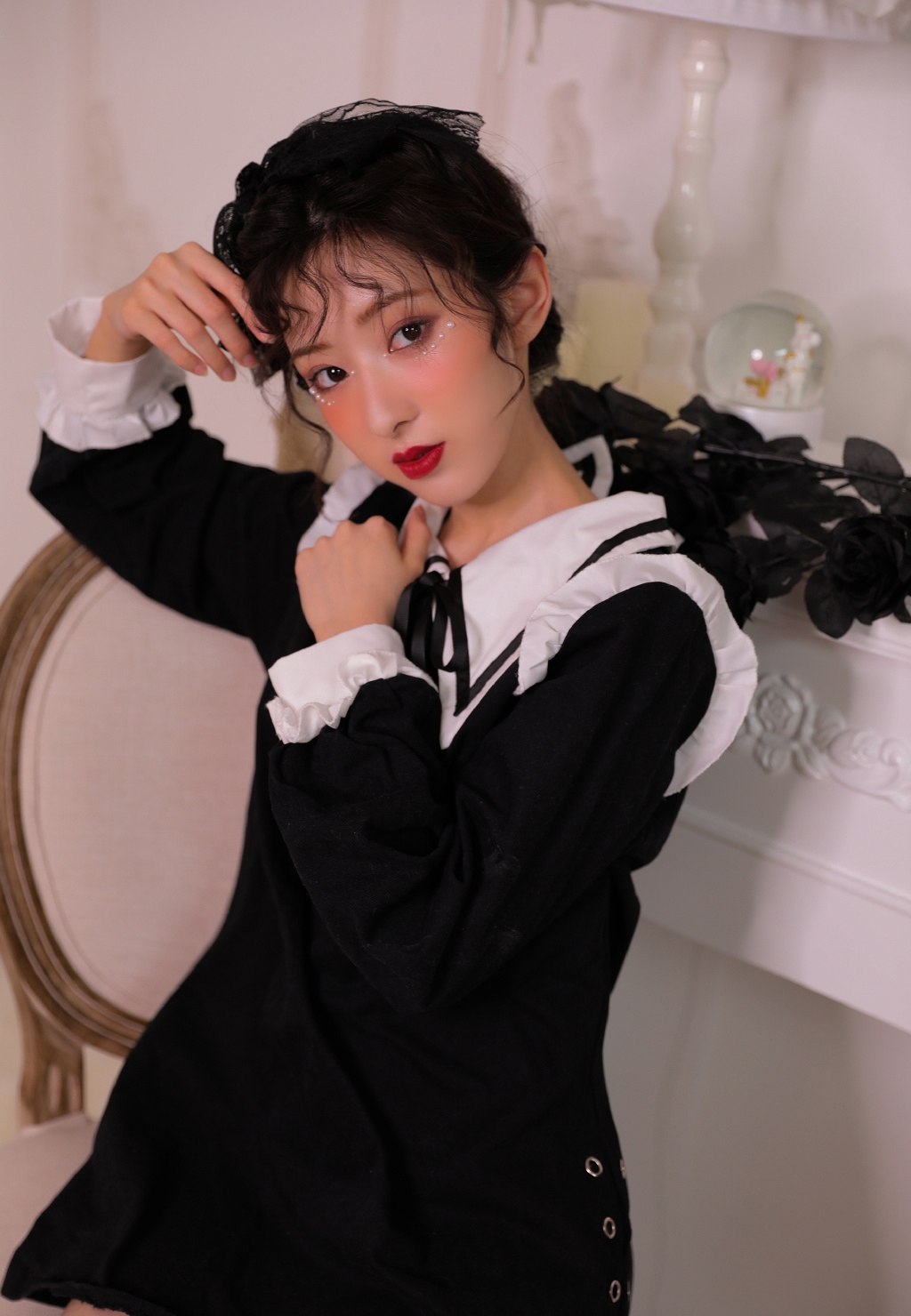 万圣节青春美女暗黑系唯美艺术