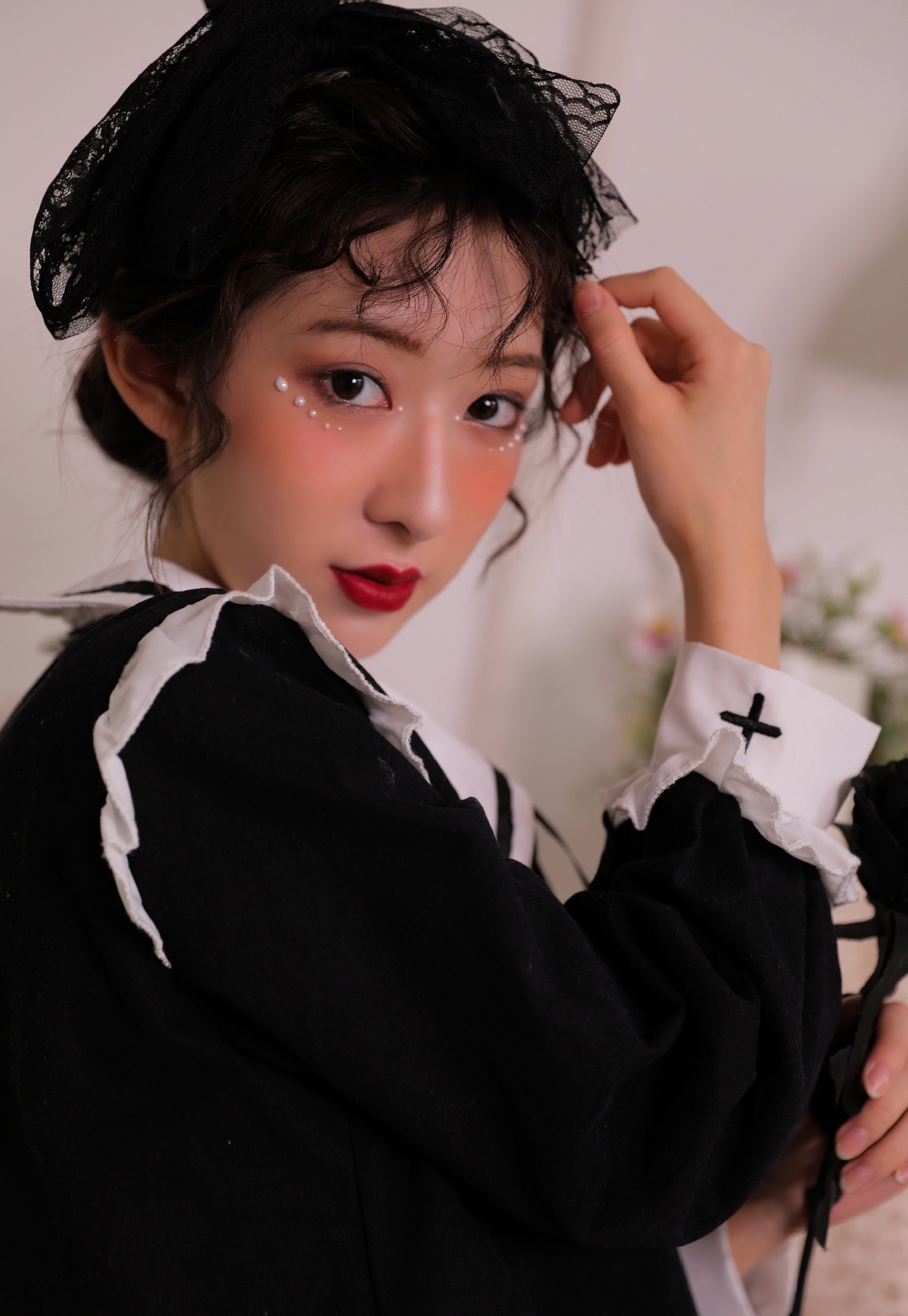 万圣节青春美女暗黑系唯美艺术