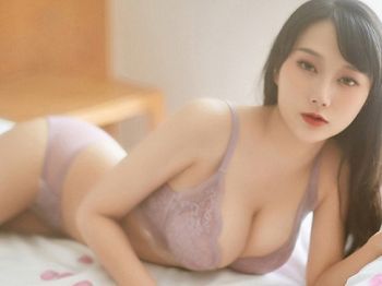Vol.596_嫩模何嘉颖私人淡紫色蕾丝内衣秀完美身材白皙豪乳骚扰写真27P