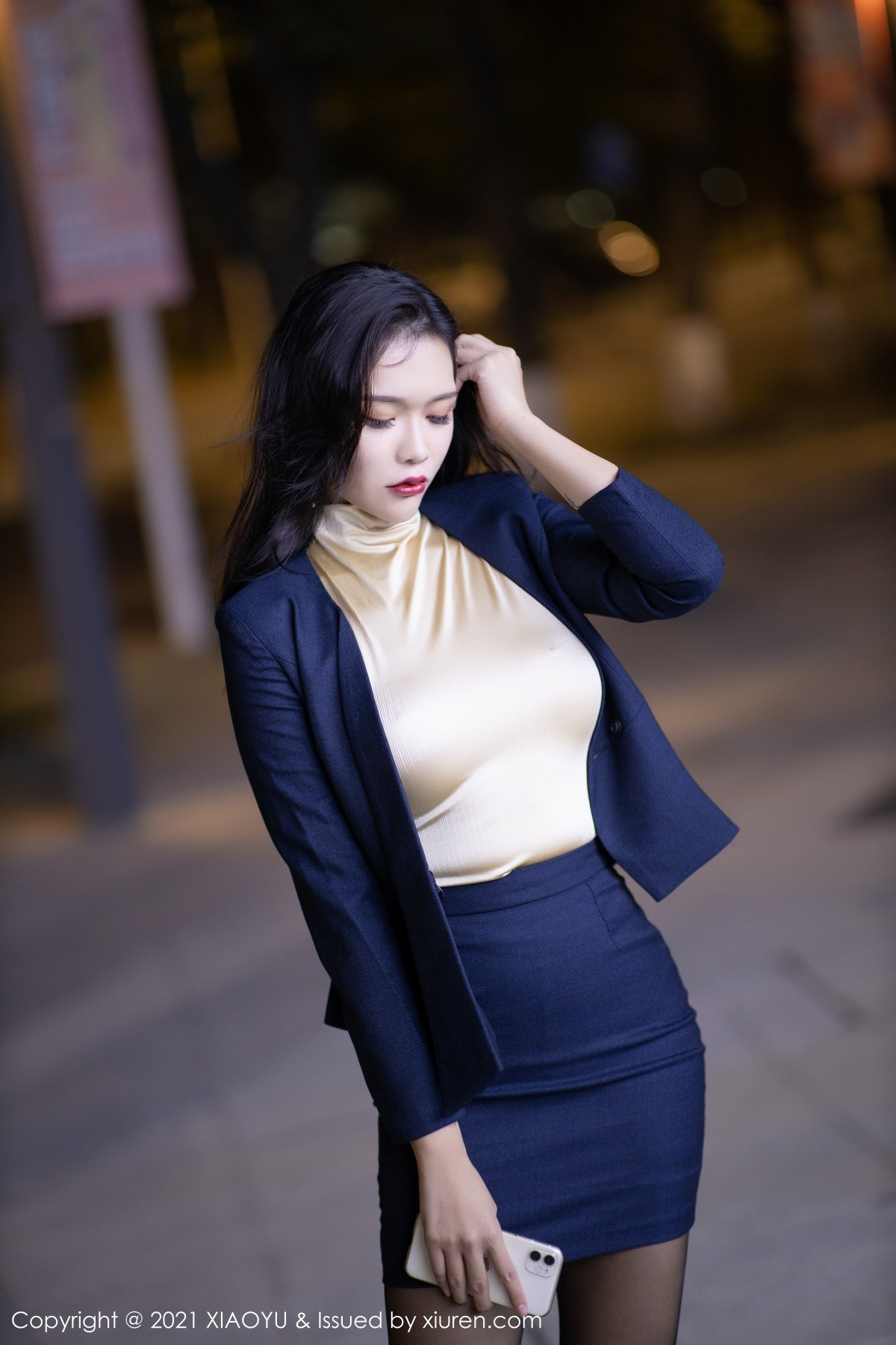 jpxgyw.com[XiaoYu画语界]Vol.481_嫩模娜比时尚外景车拍主题半脱露黑丝裤袜秀翘臀诱惑写真73P