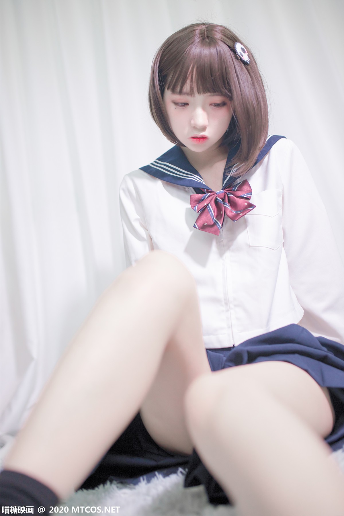 jpxgyw.com[喵糖映画]Vol.349_JK制服美少女私房性感短裙下黑色腿袜秀白嫩美腿迷人写真20P
