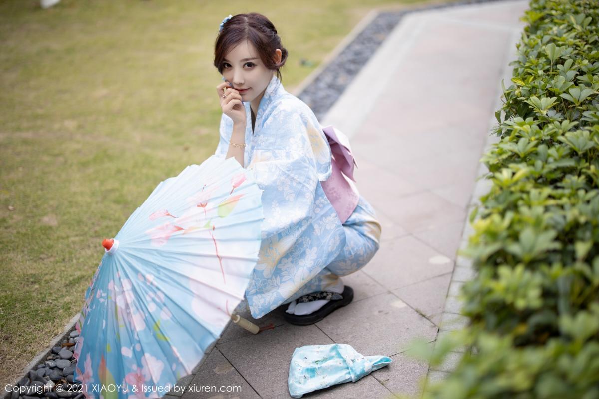 jpxgyw.com[XiaoYu画语界]Vol.482_女神杨晨晨sugar厦门旅拍户外日式和服系列半脱撩人诱惑写真80P