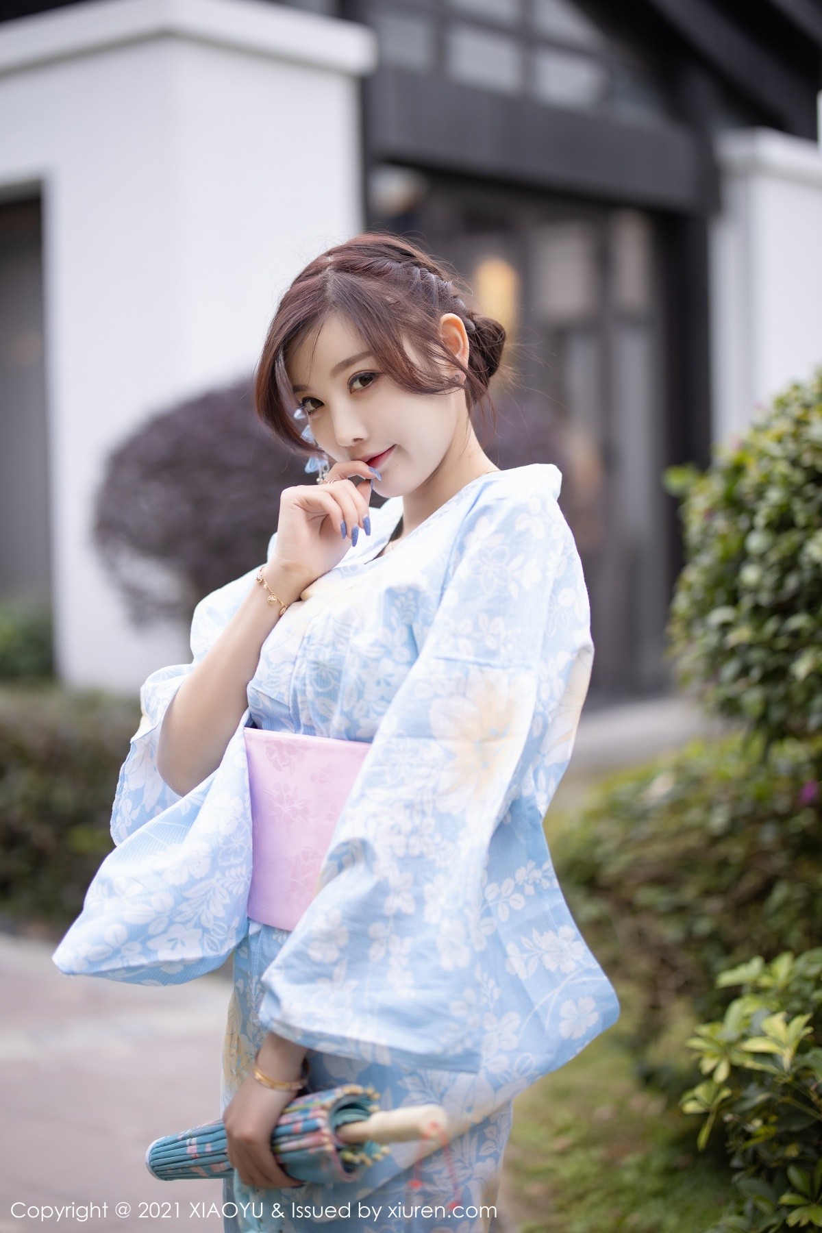 jpxgyw.com[XiaoYu画语界]Vol.482_女神杨晨晨sugar厦门旅拍户外日式和服系列半脱撩人诱惑写真80P