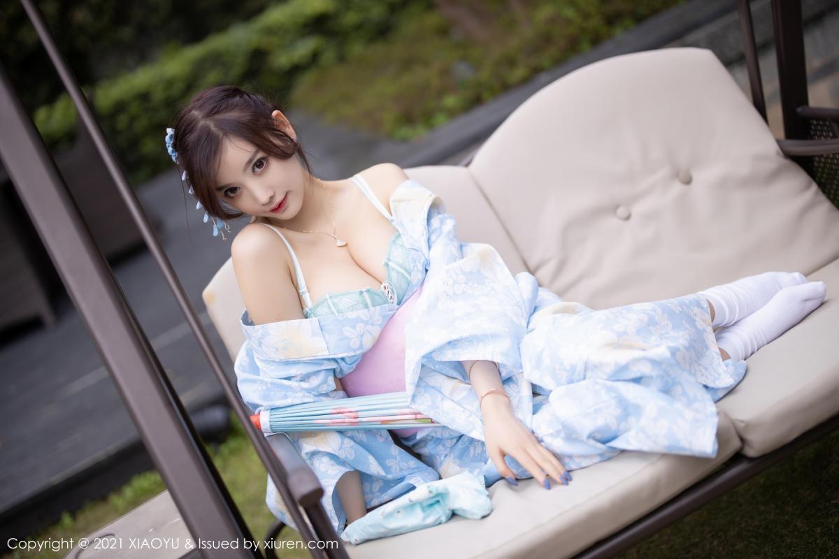 jpxgyw.com[XiaoYu画语界]Vol.482_女神杨晨晨sugar厦门旅拍户外日式和服系列半脱撩人诱惑写真80P