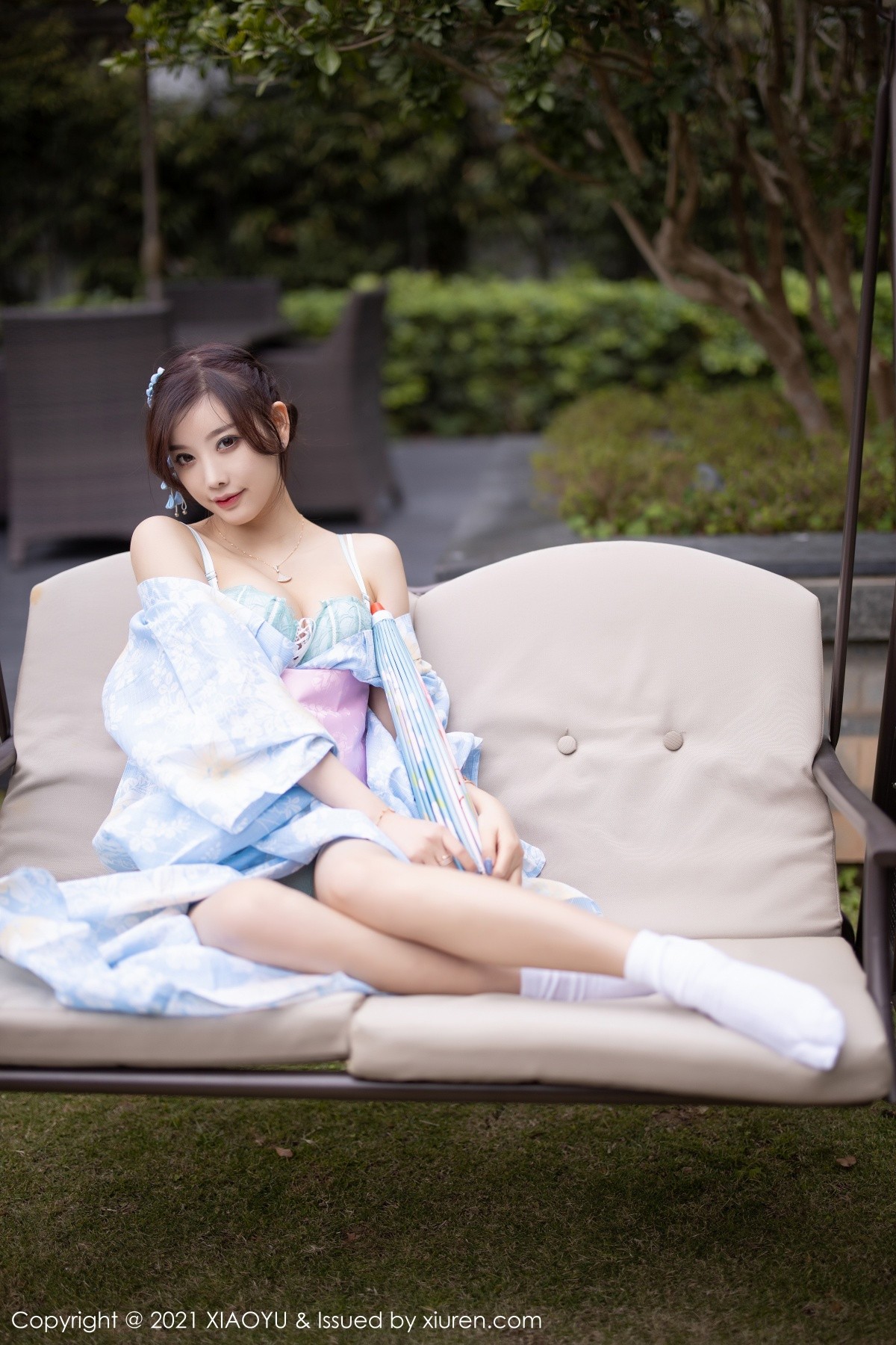 jpxgyw.com[XiaoYu画语界]Vol.482_女神杨晨晨sugar厦门旅拍户外日式和服系列半脱撩人诱惑写真80P