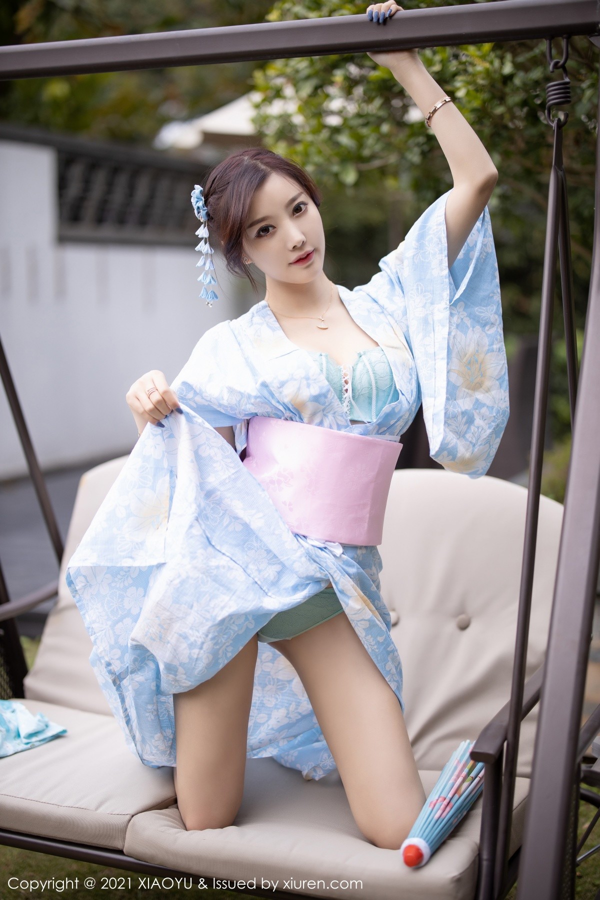jpxgyw.com[XiaoYu画语界]Vol.482_女神杨晨晨sugar厦门旅拍户外日式和服系列半脱撩人诱惑写真80P
