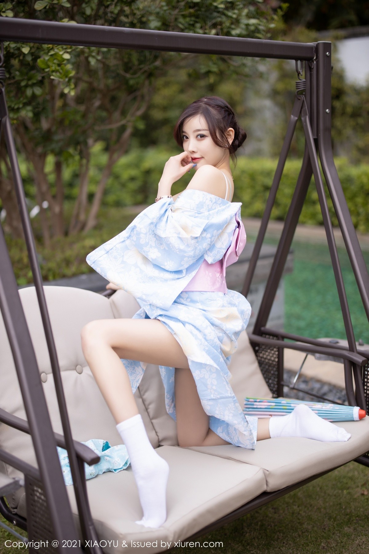 jpxgyw.com[XiaoYu画语界]Vol.482_女神杨晨晨sugar厦门旅拍户外日式和服系列半脱撩人诱惑写真80P