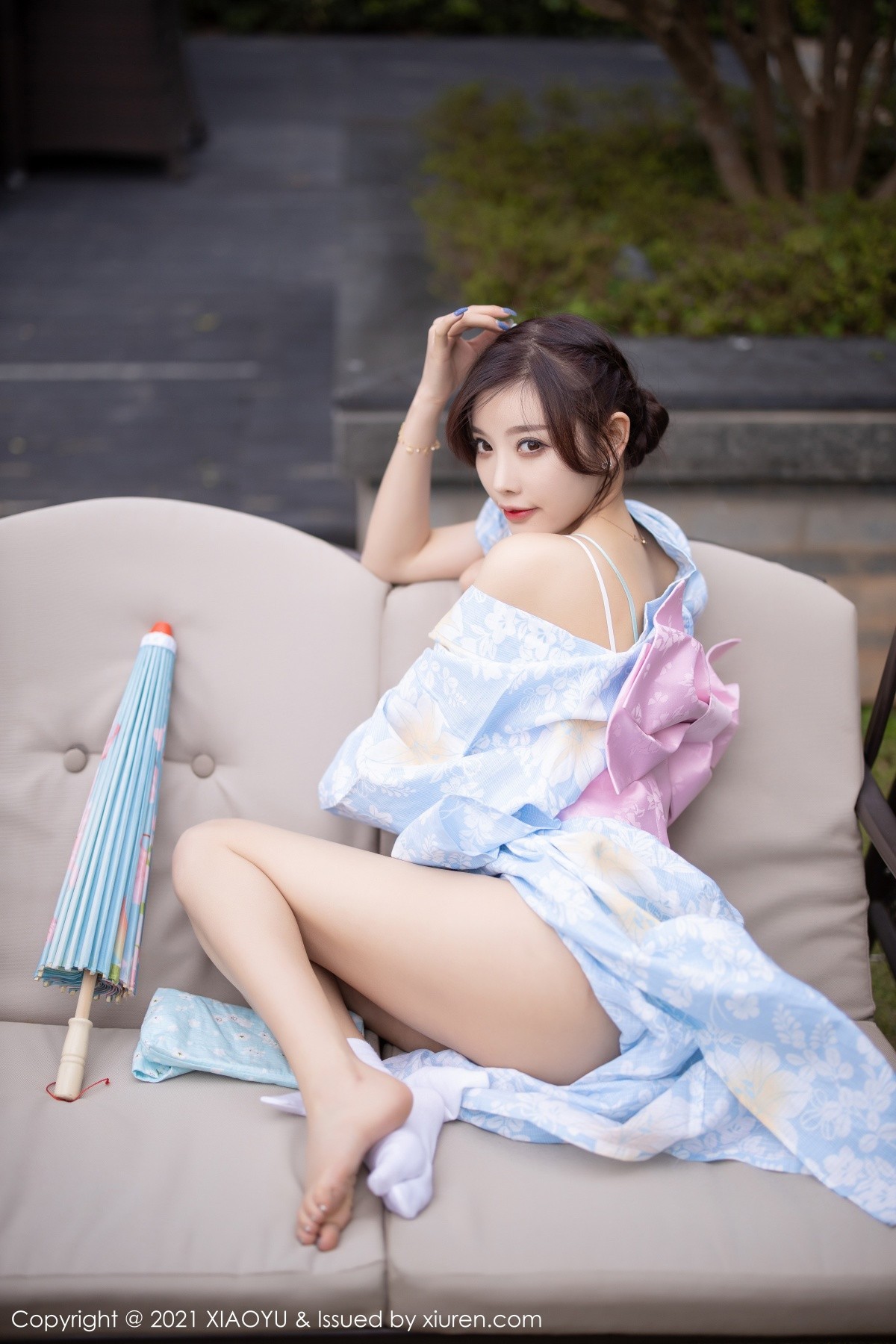 jpxgyw.com[XiaoYu画语界]Vol.482_女神杨晨晨sugar厦门旅拍户外日式和服系列半脱撩人诱惑写真80P