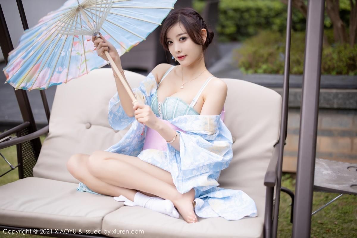jpxgyw.com[XiaoYu画语界]Vol.482_女神杨晨晨sugar厦门旅拍户外日式和服系列半脱撩人诱惑写真80P