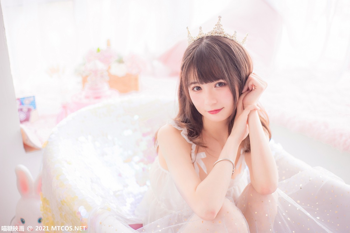 jpxgyw.com[喵糖映画]Vol.351_白色薄纱内衣美女私房彩色波波池秀完美身材撩人诱惑写真22P