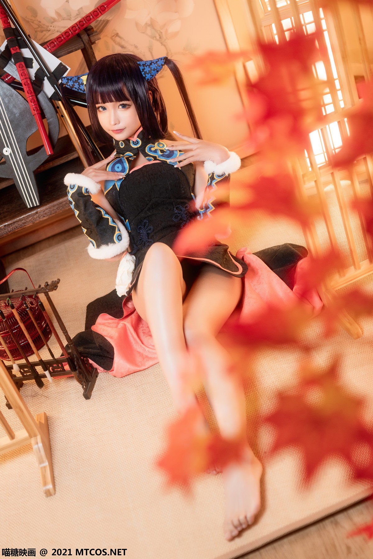 jpxgyw.com[喵糖映画]Vol.358_丰满美少女杨玉环主题私房古韵旗袍半撩露性感美腿诱惑写真28P