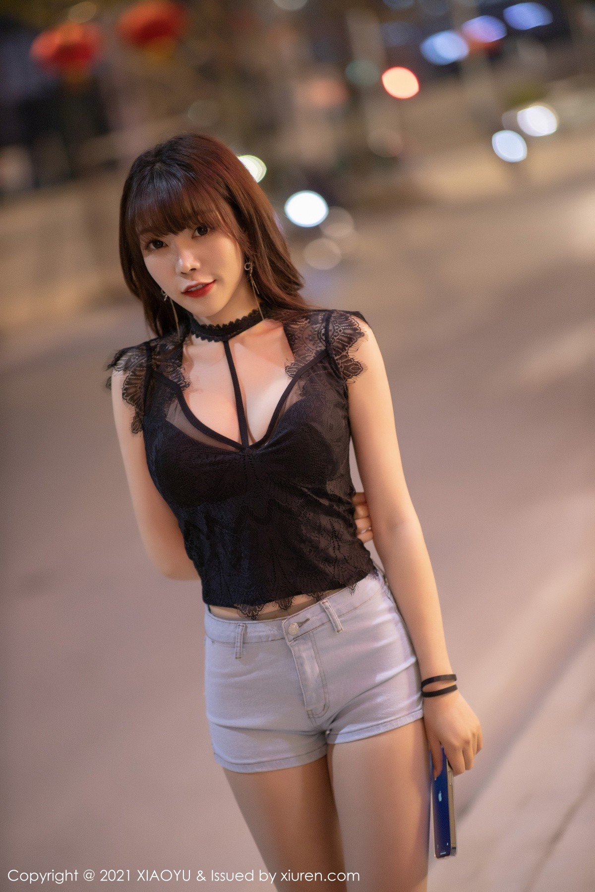 jpxgmn.cc[XiaoYu画语界]Vol.494_女神芝芝Booty私房脱牛仔短裤露黑色情趣内裤迷人诱惑写真86P