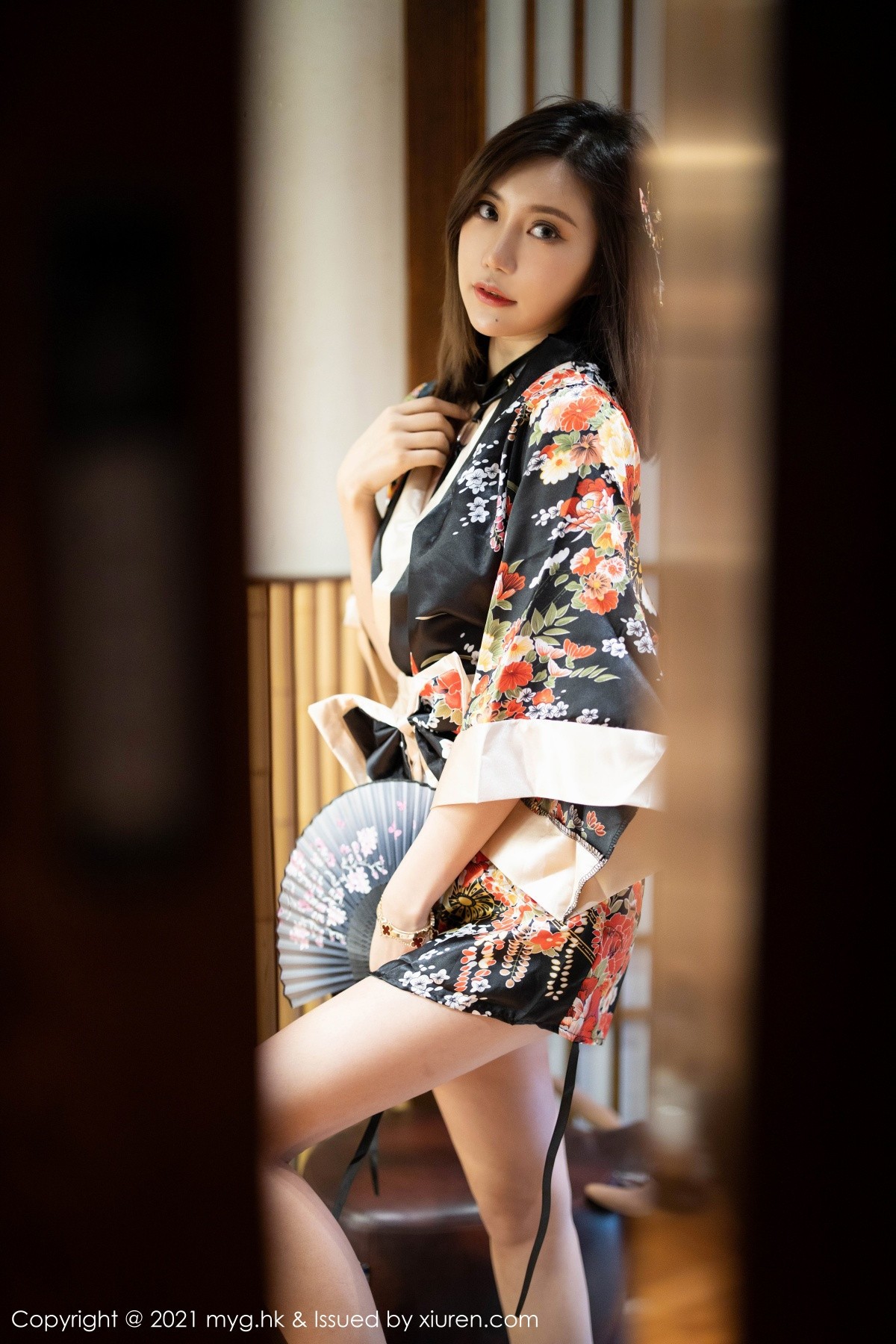 jpxgmn.cc[MyGirl美媛馆]Vol.501_女神绮里嘉Carina约会男友剧情主题黑色情趣内衣惹火诱惑写真73P