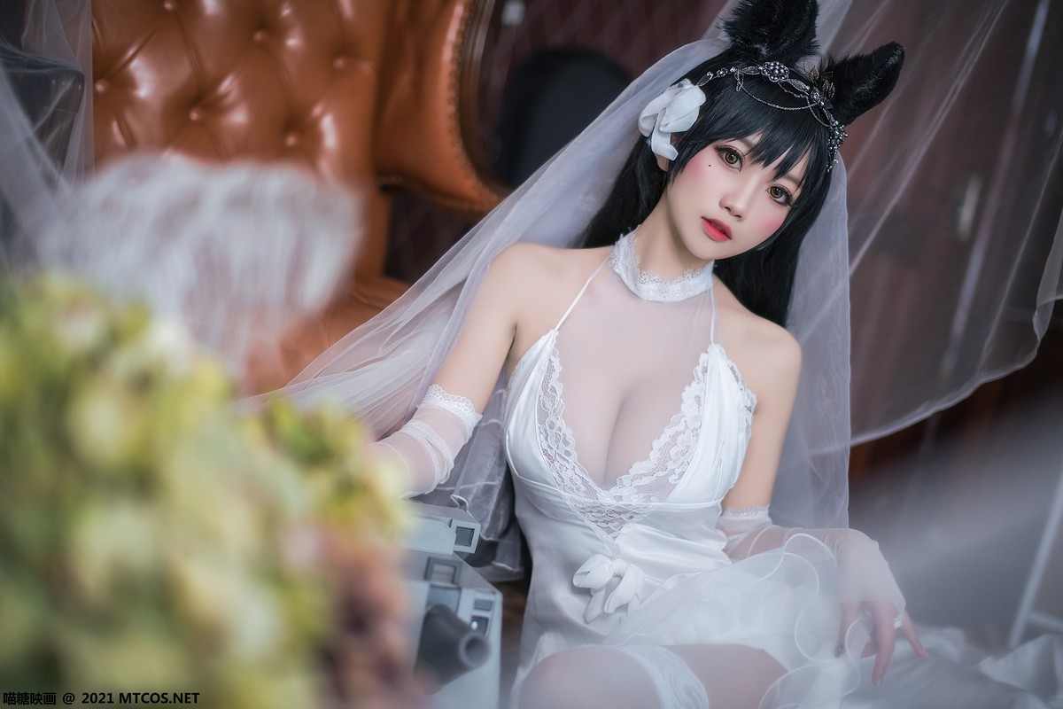 jpxgmn.cc[喵糖映画]Vol.381_美少女花嫁cos主题白色透视婚纱配蕾丝吊袜秀火辣身材诱惑写真23P