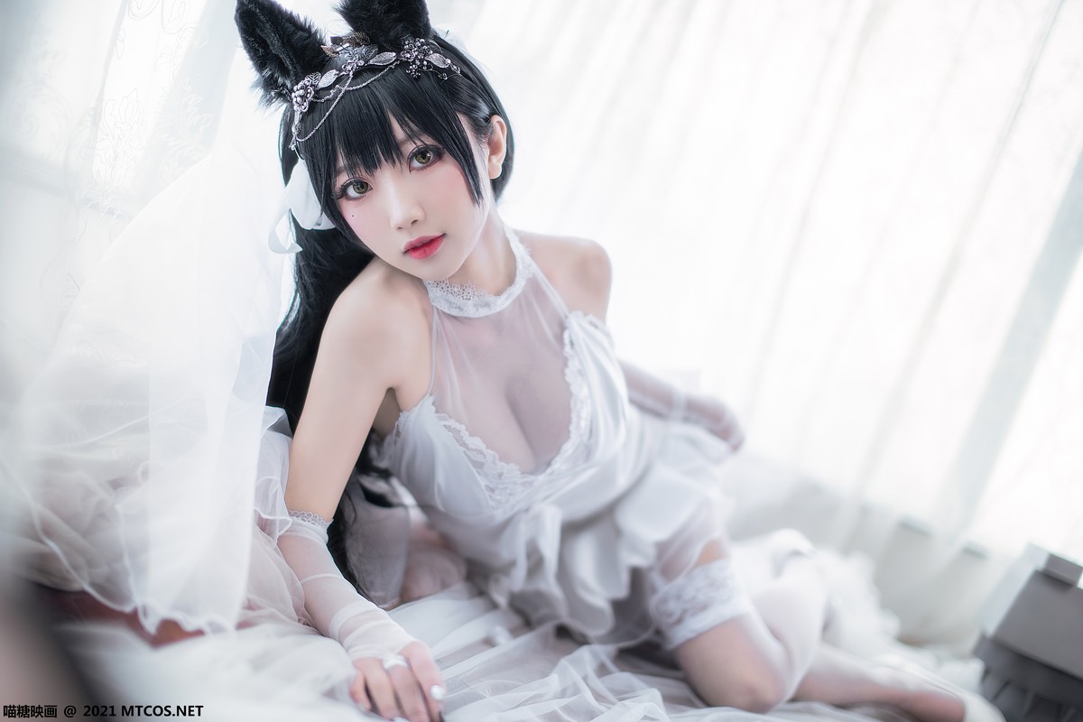 jpxgmn.cc[喵糖映画]Vol.381_美少女花嫁cos主题白色透视婚纱配蕾丝吊袜秀火辣身材诱惑写真23P