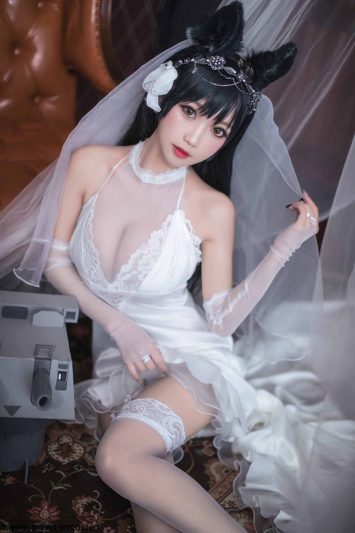 jpxgmn.cc[喵糖映画]Vol.381_美少女花嫁cos主题白色透视婚纱配蕾丝吊袜秀火辣身材诱惑写真23P