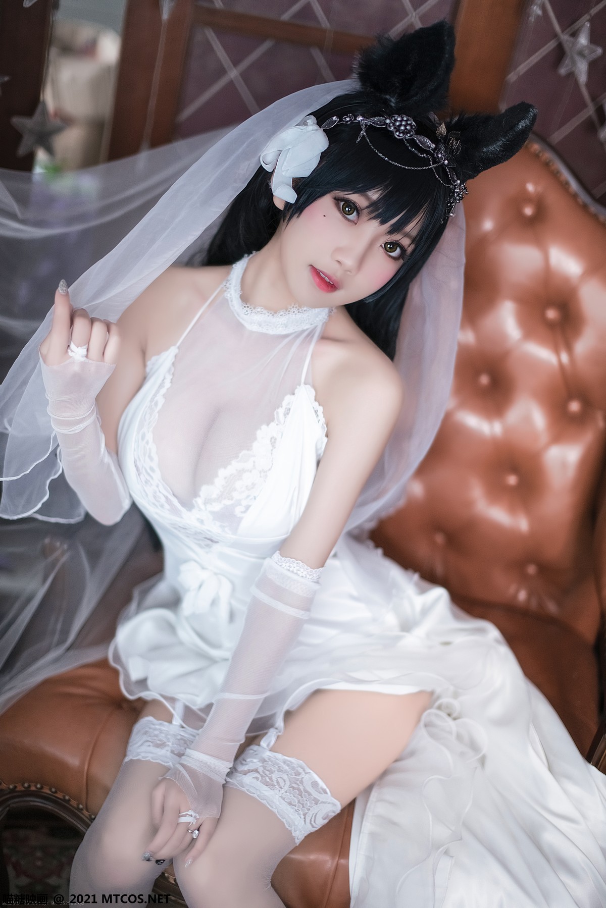 jpxgmn.cc[喵糖映画]Vol.381_美少女花嫁cos主题白色透视婚纱配蕾丝吊袜秀火辣身材诱惑写真23P