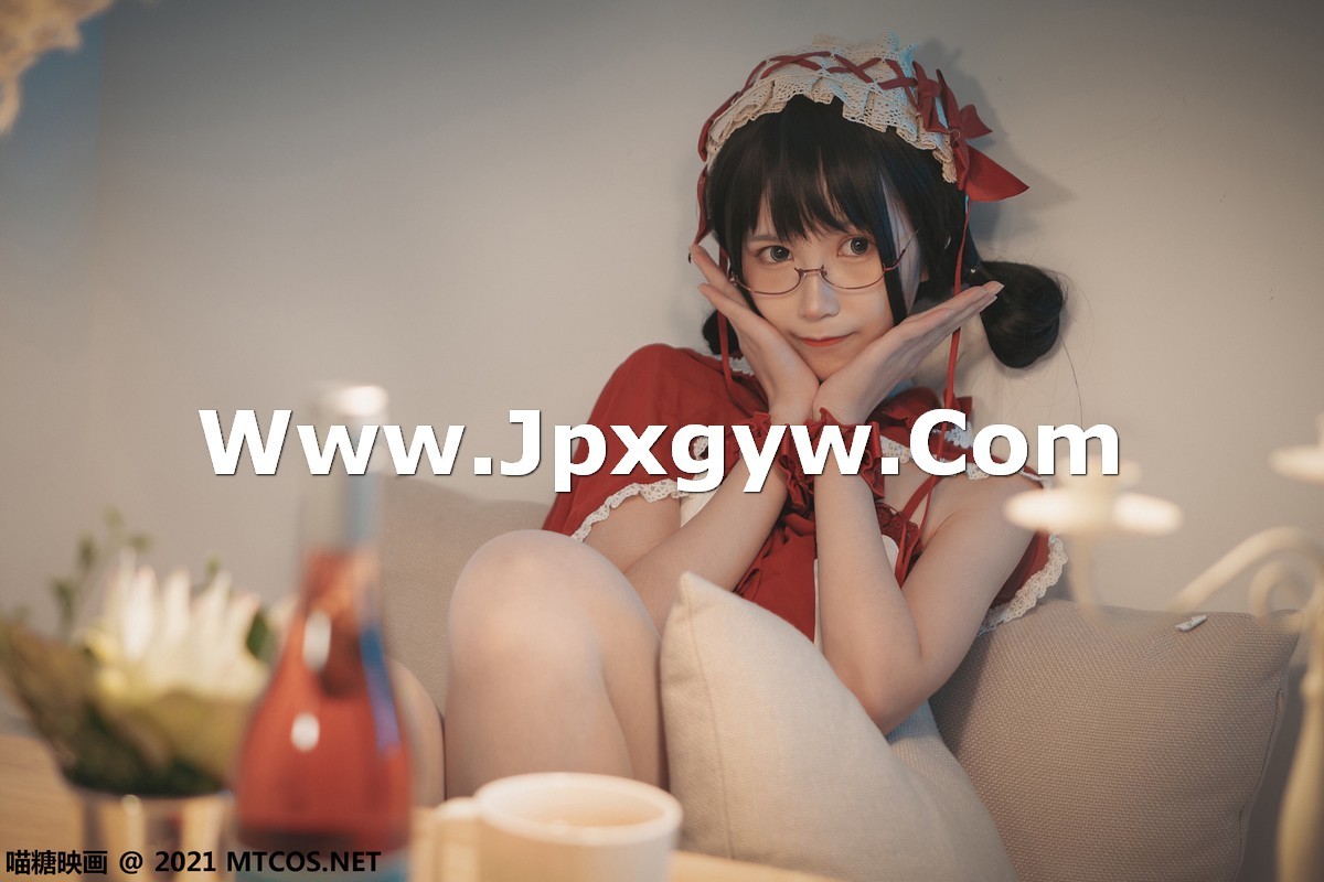 jpxgmn.cc[喵糖映画]Vol.390_小红帽美少女私房性感短裙下白色蕾丝袜秀白嫩美腿诱惑写真23P