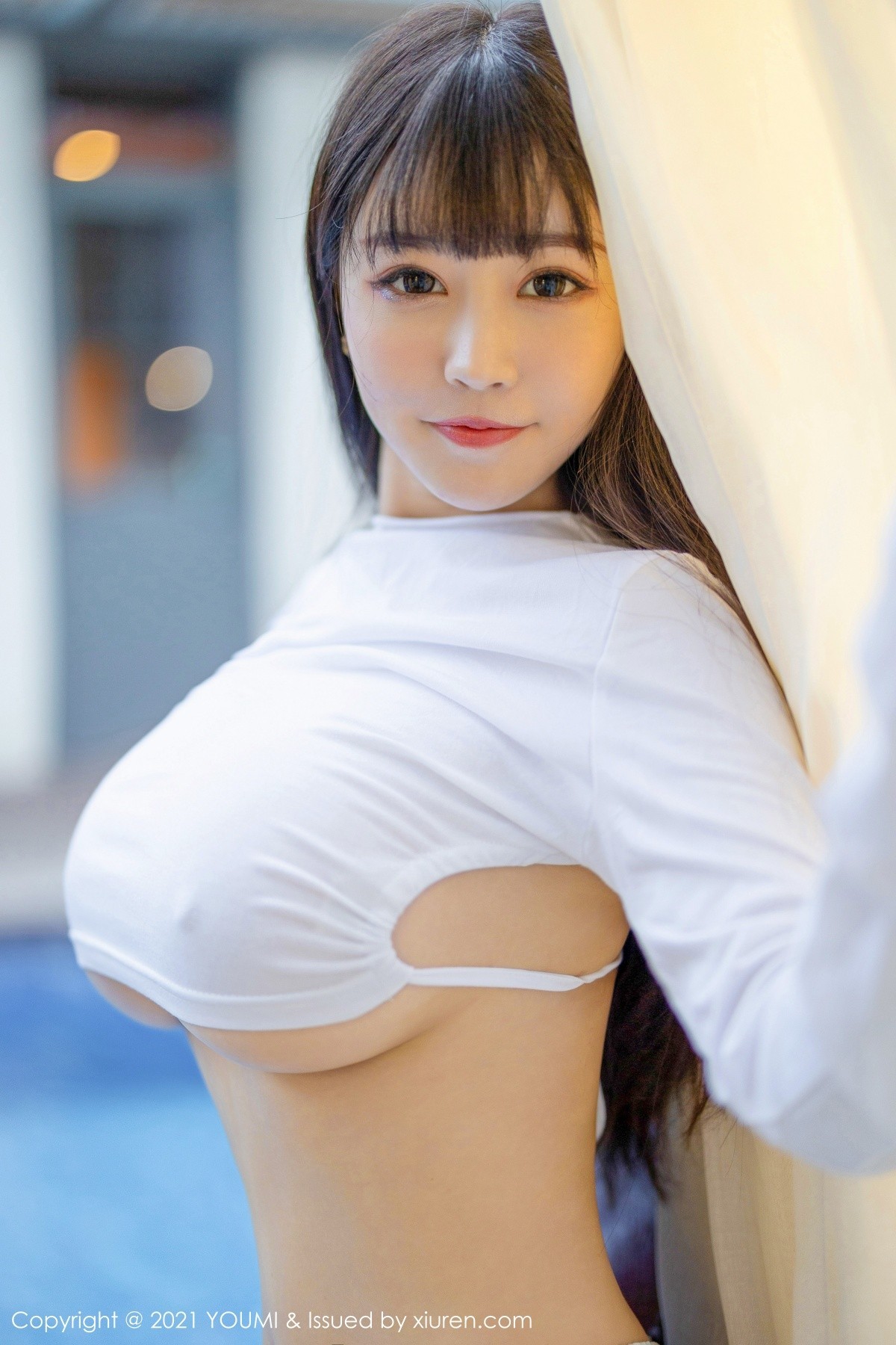 jpxgmn.cc[YouMi尤蜜荟]Vol.633_女神朱可儿Flower三亚旅拍泳池蕾丝内衣湿身秀豪乳诱惑写真53P