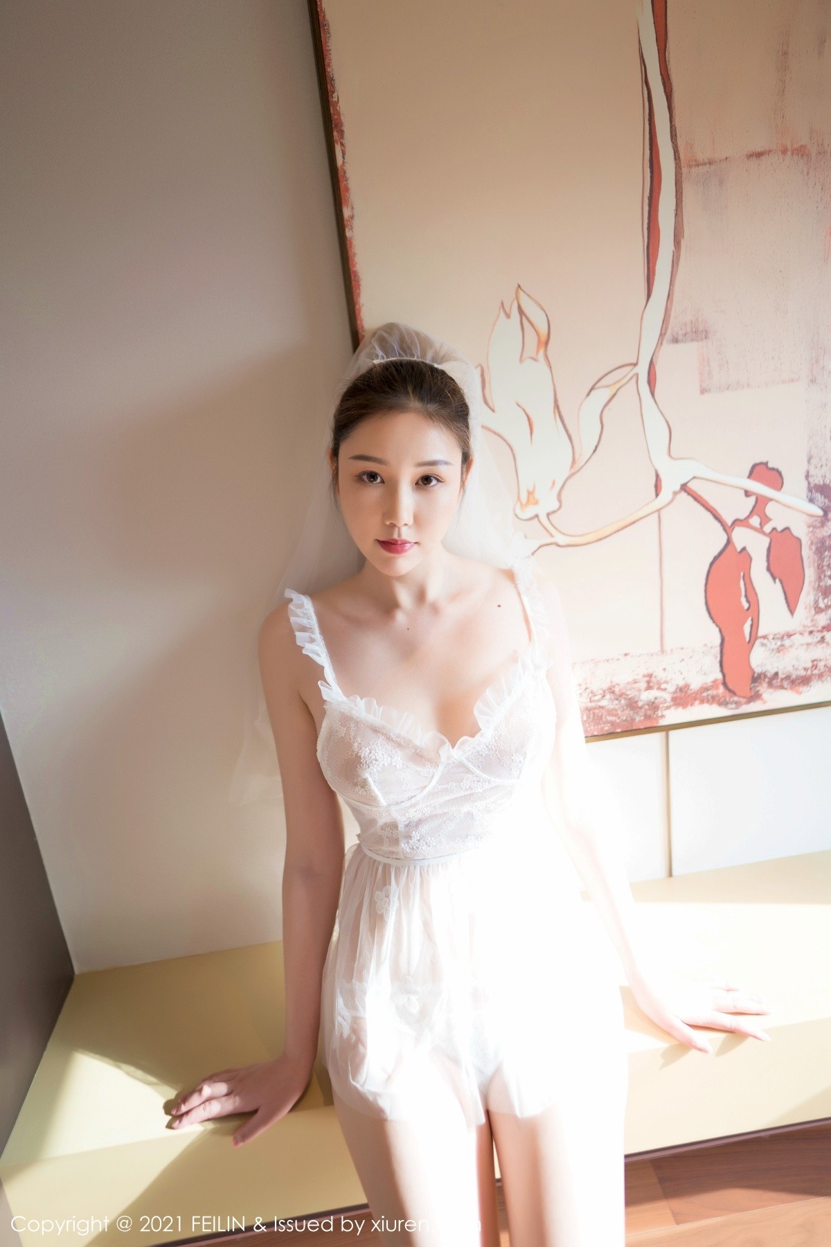 jpxgmn.cc[FeiLin嗲囡囡]VOL.291_嫩模芊澄双马尾主题私房三点式内衣秀完美身材诱惑写真43P