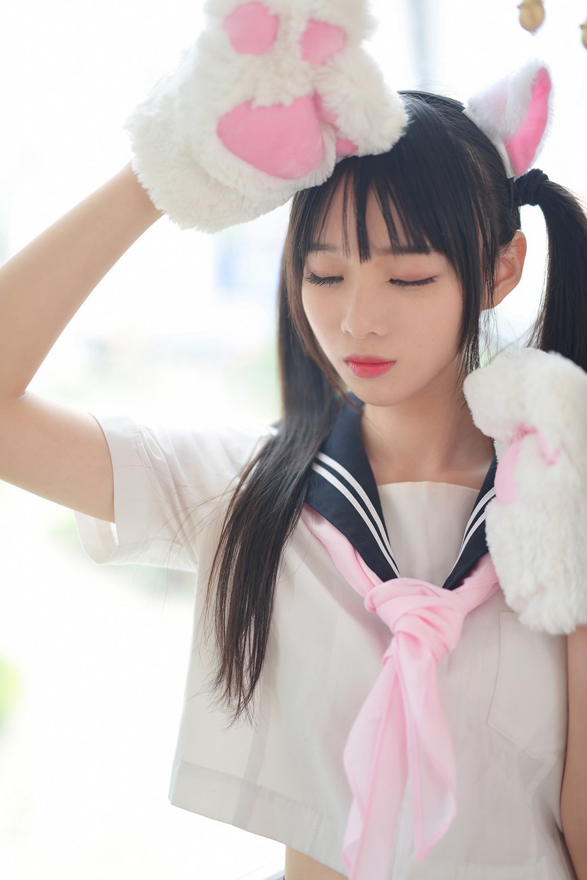 jpxgmn.cc[喵糖映画]Vol.402_粉嫩JK学妹私房性感百褶裙下白色腿袜秀美腿迷人诱惑写真47P
