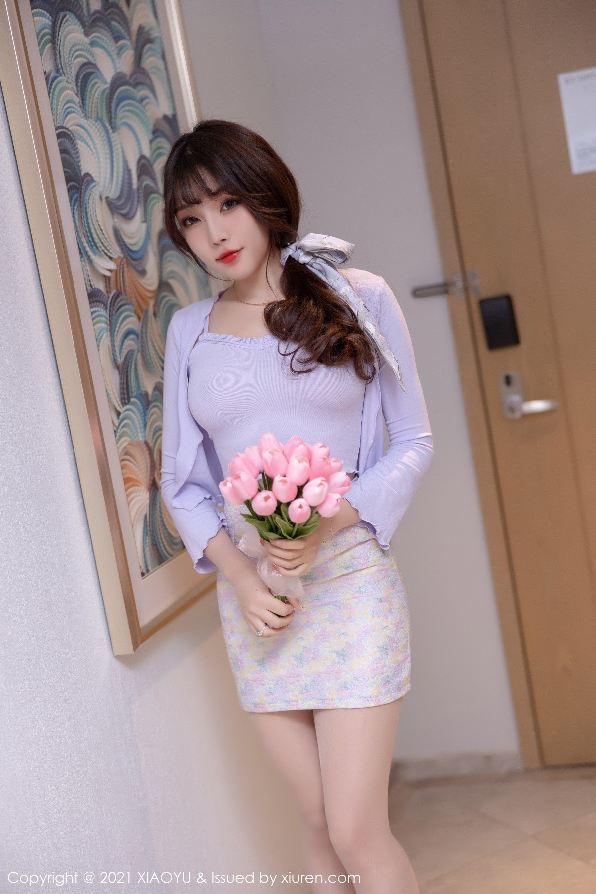jpxgmn.cc[XiaoYu画语界]Vol.526_女神芝芝Booty青岛旅拍性感内衣配开档肉丝裤袜撩人诱惑写真67P
