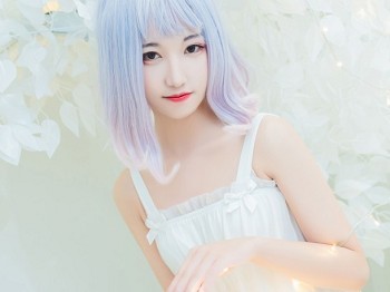 Vol.411_白纱裙美少女私人小灯下性感薄纱透视秀美腿迷人骚扰写真38P