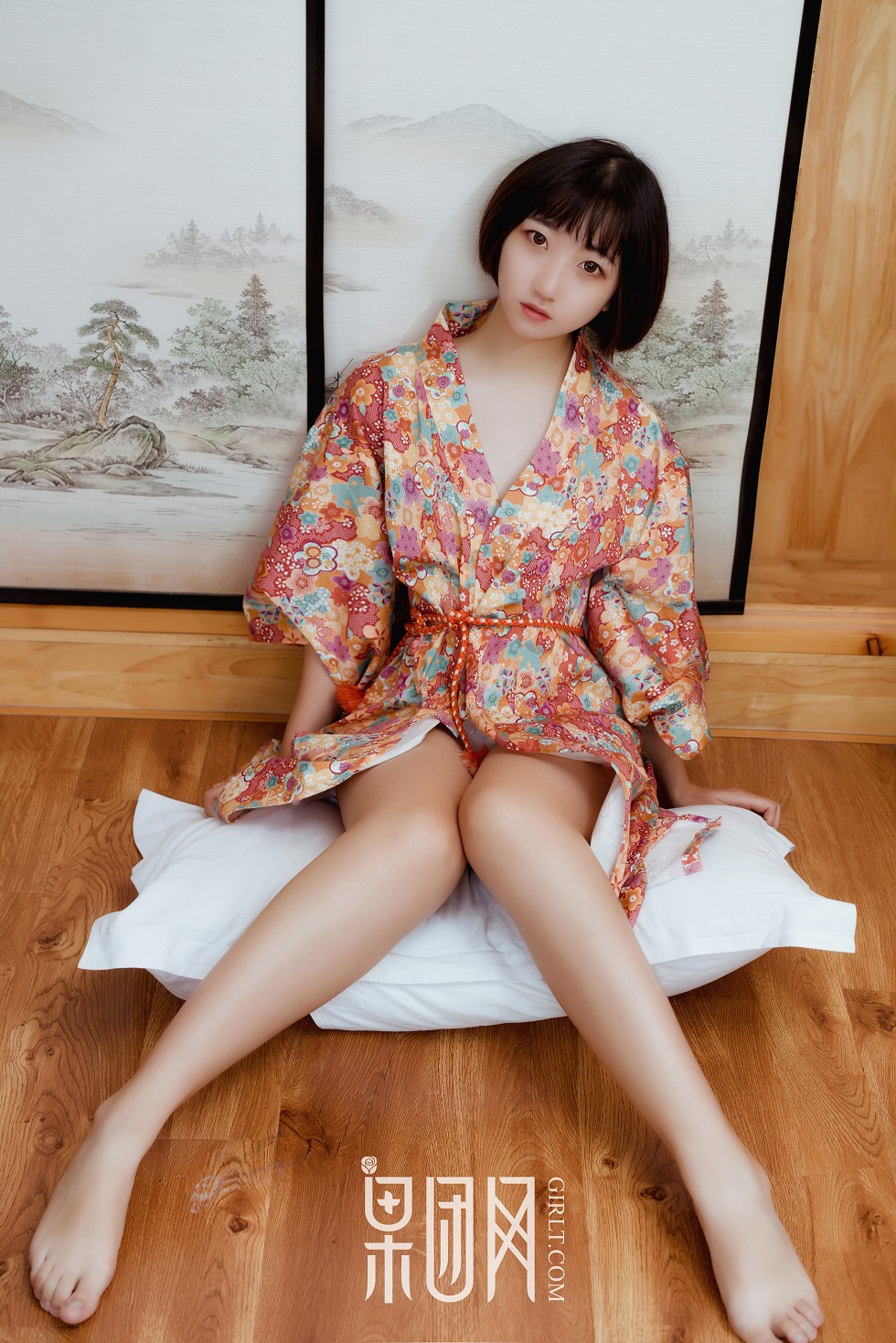 Jpxgyw.com[GIRLT果团网]NO.132_嫩模稻田千花私房日系和服+蓝色连体泳装秀完美身材性感写真53P
