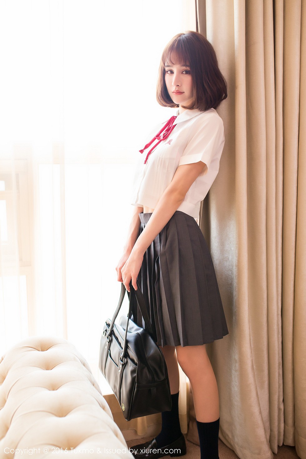 Jpxgyw.com[Tukmo兔几盟]Vol.093_嫩模Cheryl青树学生制服现性感内衣秀完美身材诱惑写真40P