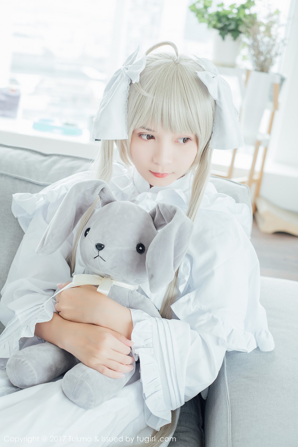 Jpxgyw.com[Tukmo兔几盟]Vol.097_新人嫩模鱼丸COS春日野穹系列雪嫩皮肤甜美迷人写真39P