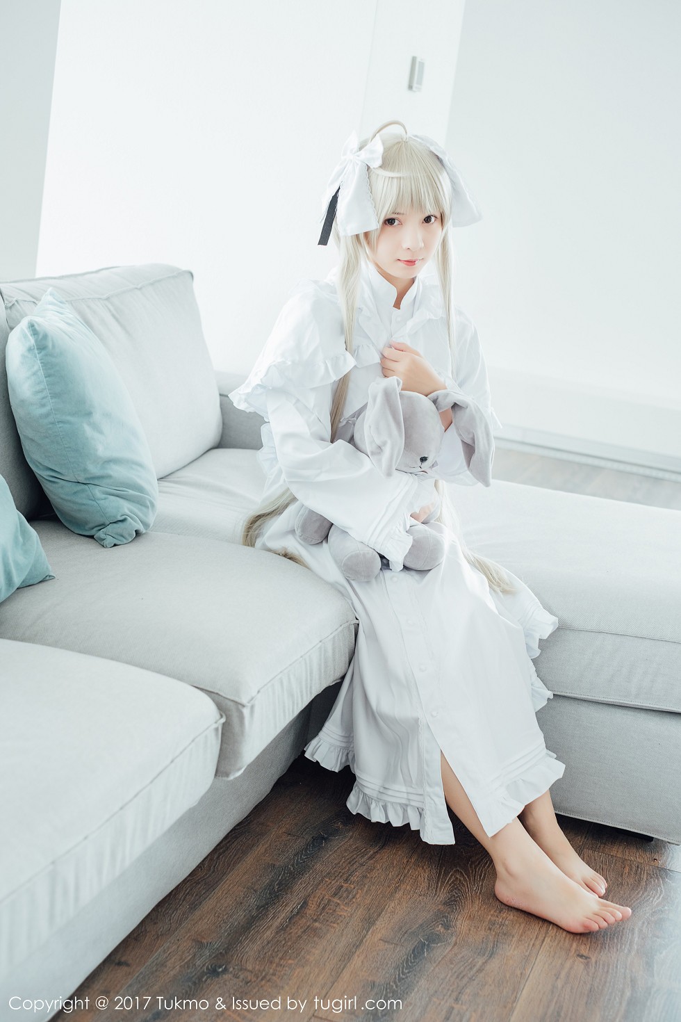 Jpxgyw.com[Tukmo兔几盟]Vol.097_新人嫩模鱼丸COS春日野穹系列雪嫩皮肤甜美迷人写真39P