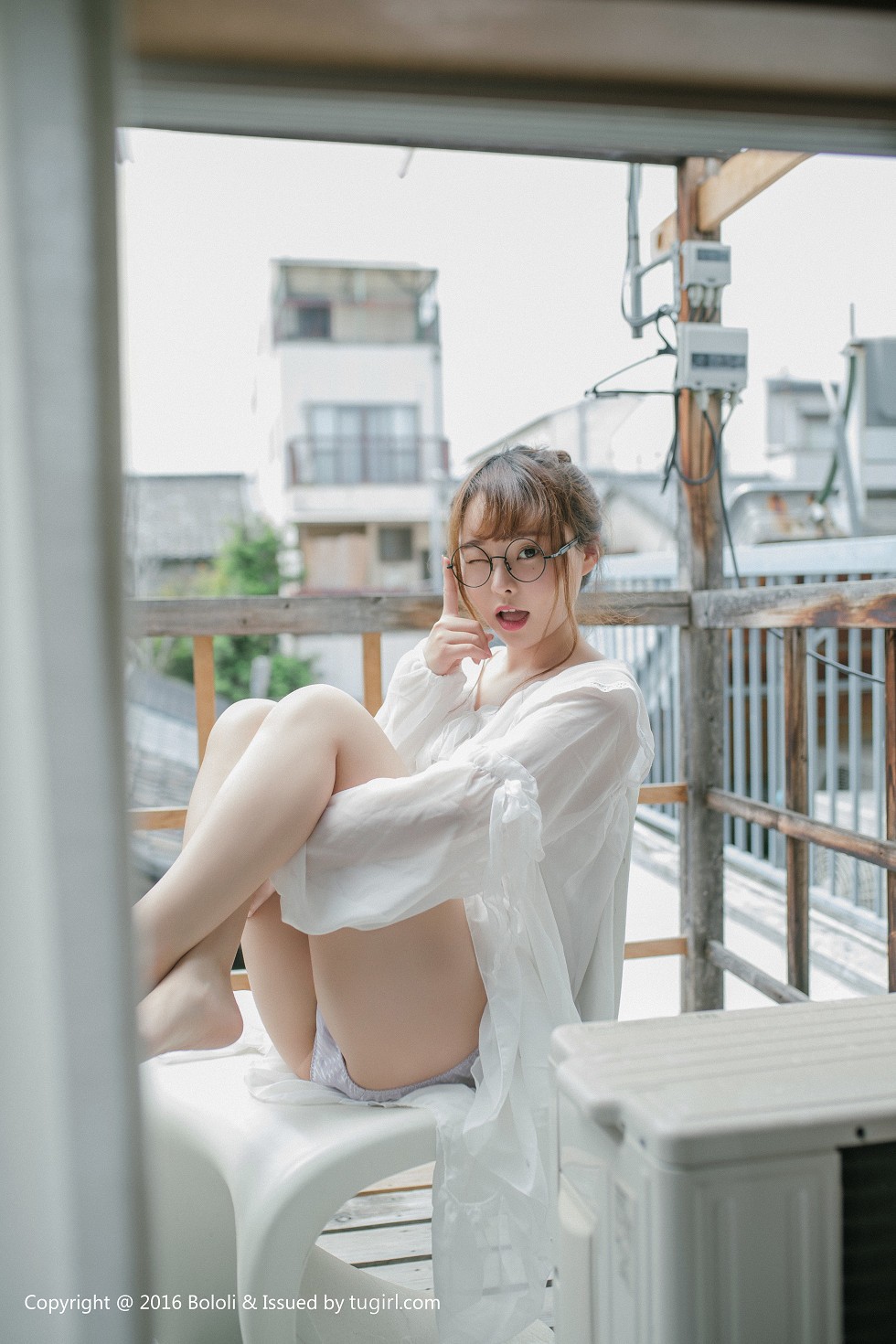 Jpxgyw.com[BoLoli波萝社新刊]Vol.097_嫩模柳侑绮居家粉色松熊连体衣秀完美身材卖萌写真65P