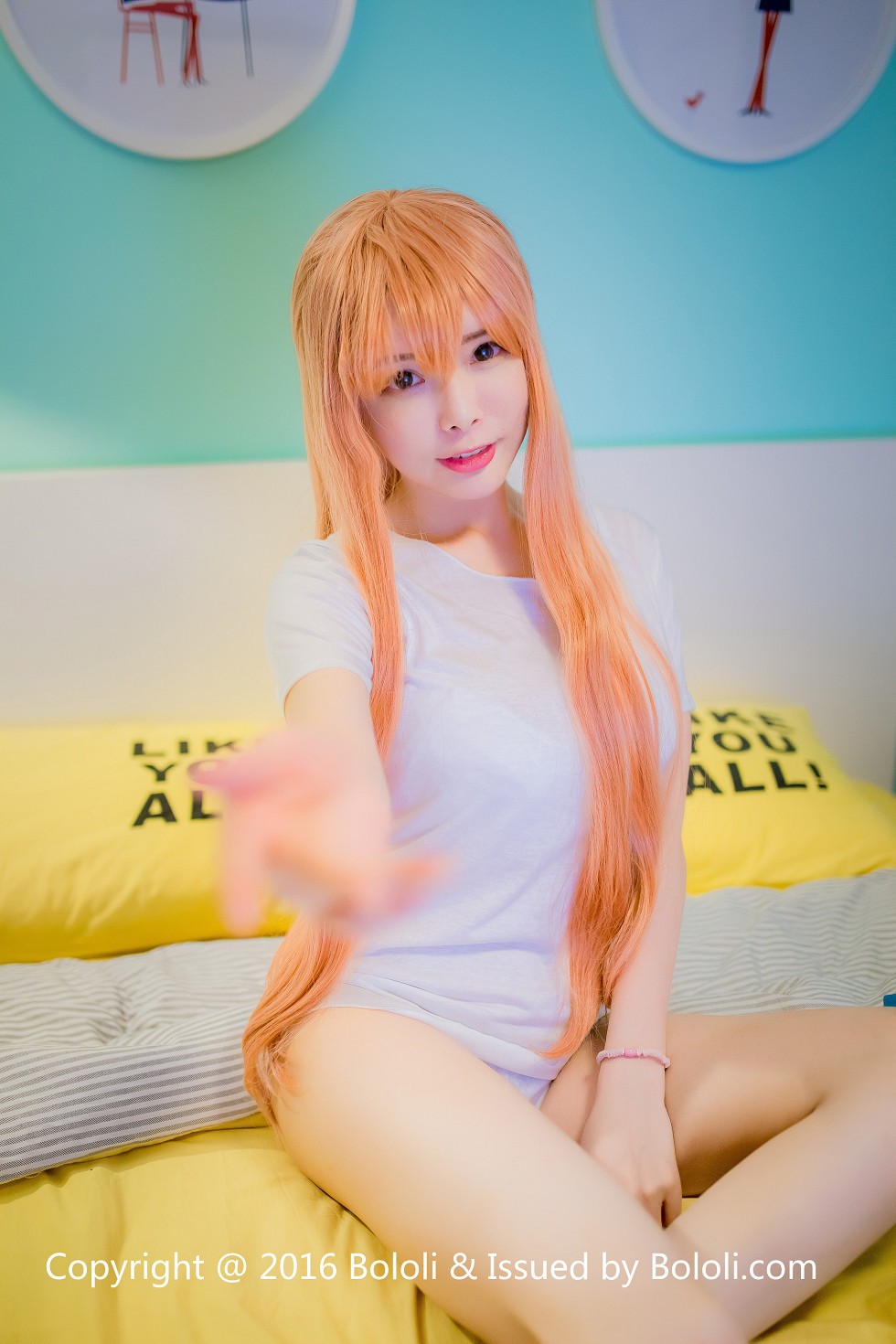 Jpxgyw.com[BoLoli波萝社新刊]Vol.107_嫩模夏小秋cos皆川茜大尺度露豪乳撩人姿势诱惑写真51P