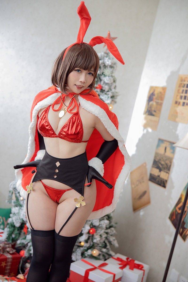 天然呆萌小妹麻花酱身材好很诱人(图32)