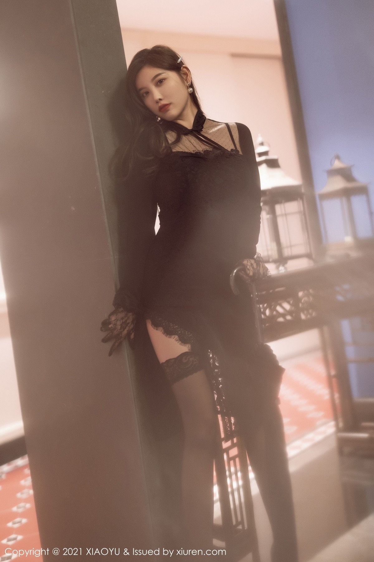 Jpxgyw.com_[XiaoYu画语界]Vol.612_女神杨晨晨sugar白月光与朱砂痣-下吊带黑丝秀翘臀美腿诱惑写真81P