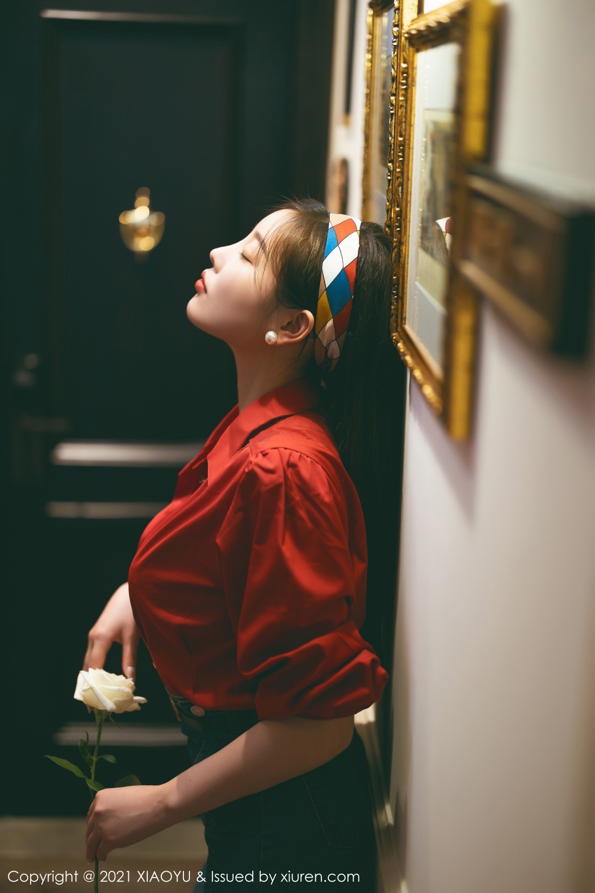Jpxgyw.com_[XiaoYu画语界]Vol.618_模特杨晨晨Yome民国风主题红衬衫配牛仔裙秀完美身材诱惑写真61P