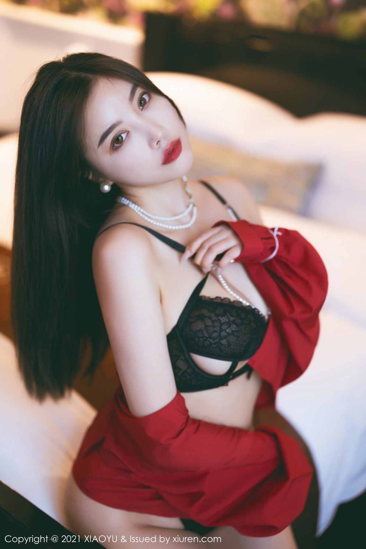 Jpxgyw.com_[XiaoYu画语界]Vol.618_模特杨晨晨Yome民国风主题红衬衫配牛仔裙秀完美身材诱惑写真61P