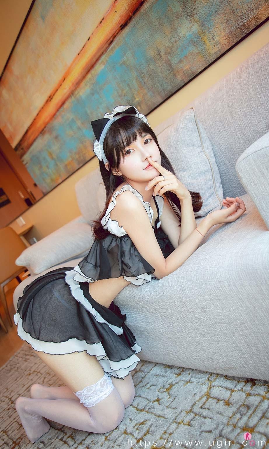 Jpxgyw.com_[Ugirls爱尤物]No.2182_模特猫猫私房猫仆日记主题性感迷你裙露丁字裤秀翘臀诱惑写真35P