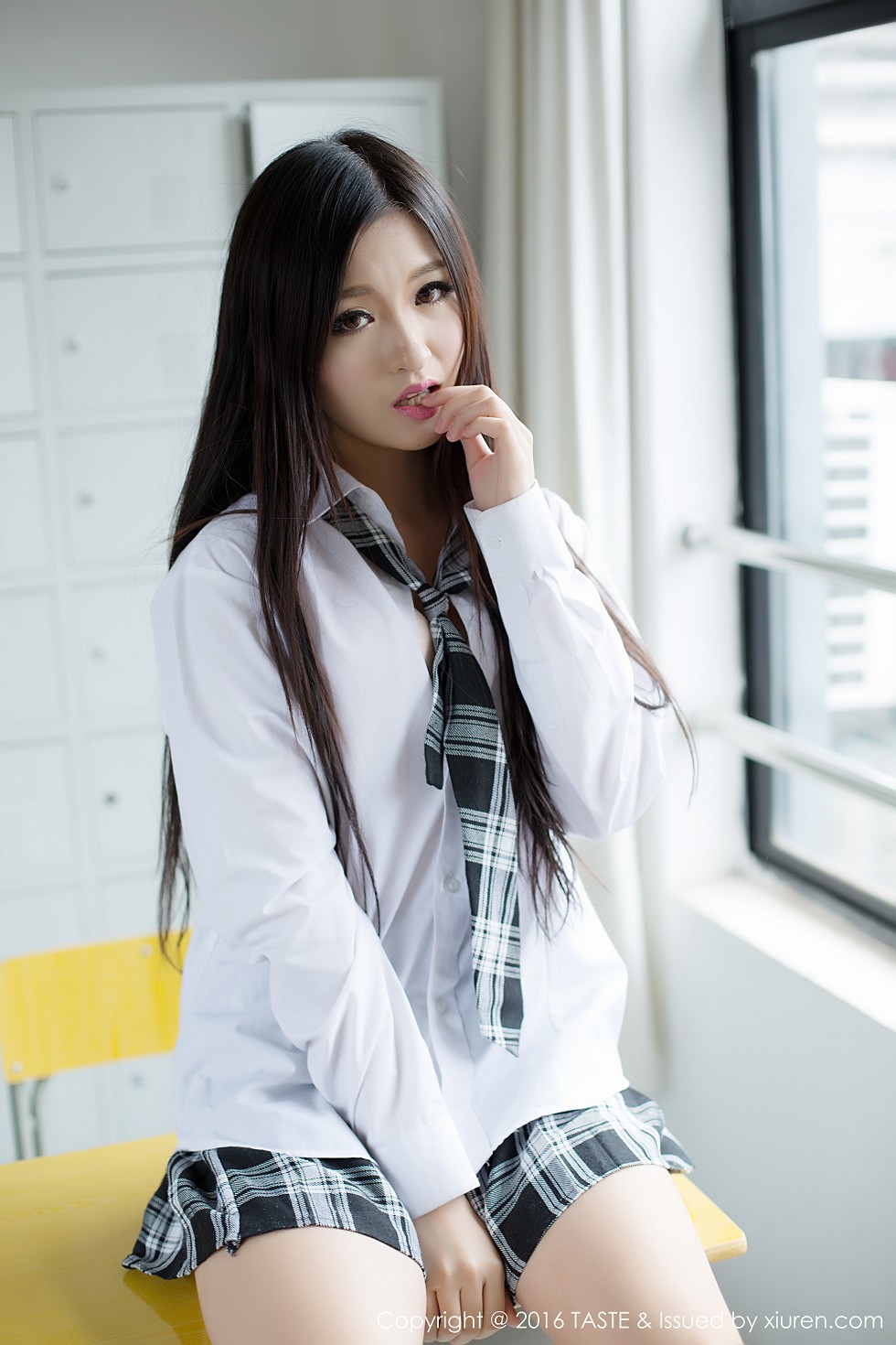 Jpxgyw.com_[Taste顽味生活]Vol.019_嫩模沈梦瑶清纯学生装主题服饰迷人秀发性感内衣写真63P
