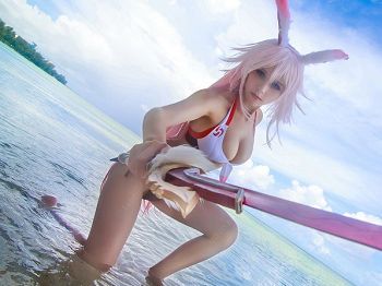 Vol.134_嫩模夏美酱中樱色轮回BOSS性感兔女郎写真24P