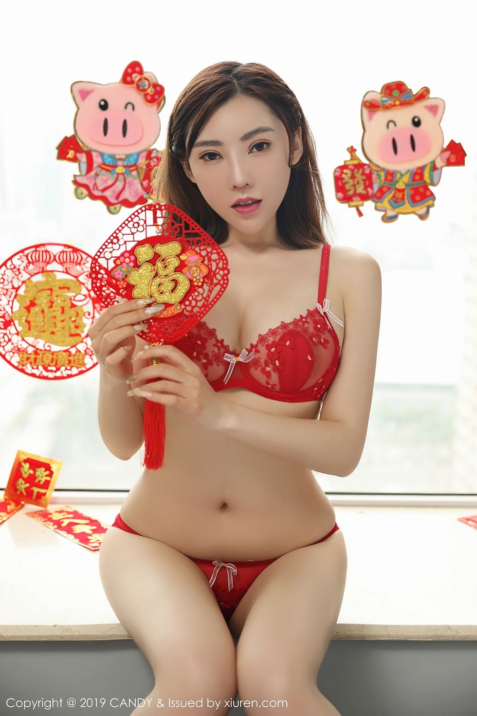 Jpxgyw.com_[Candy网红馆]Vol.070_嫩模萌汉药baby新春祝福性感红色内衣秀完美身材诱惑写真42P