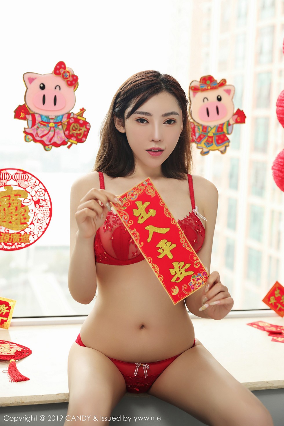 Jpxgyw.com_[Candy网红馆]Vol.070_嫩模萌汉药baby新春祝福性感红色内衣秀完美身材诱惑写真42P